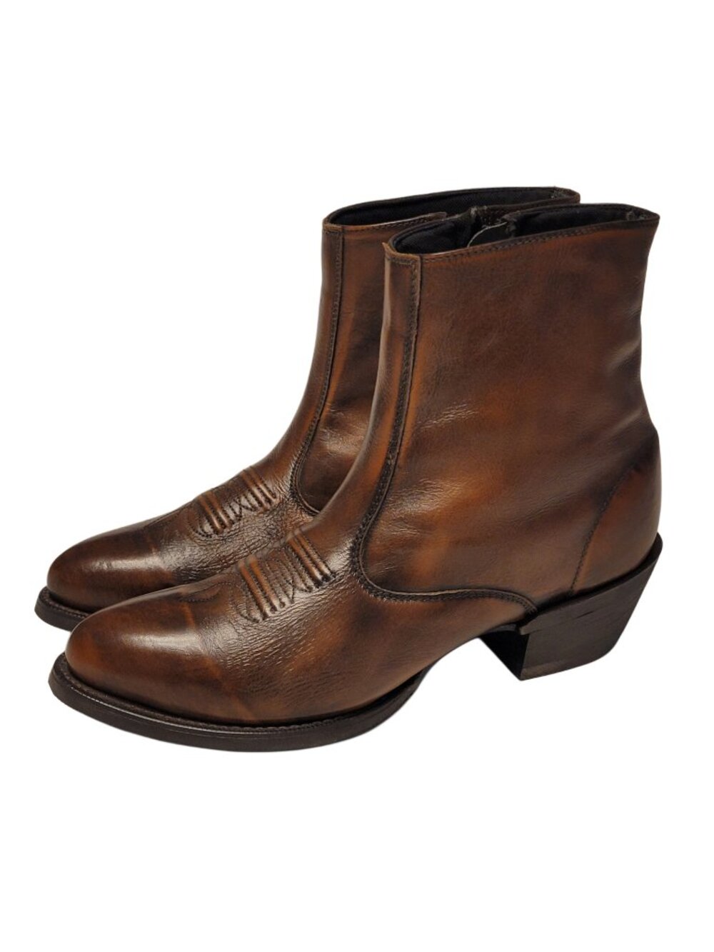 Laredo EXTRA WIDE Fletcher Western Leather Ankle Boot